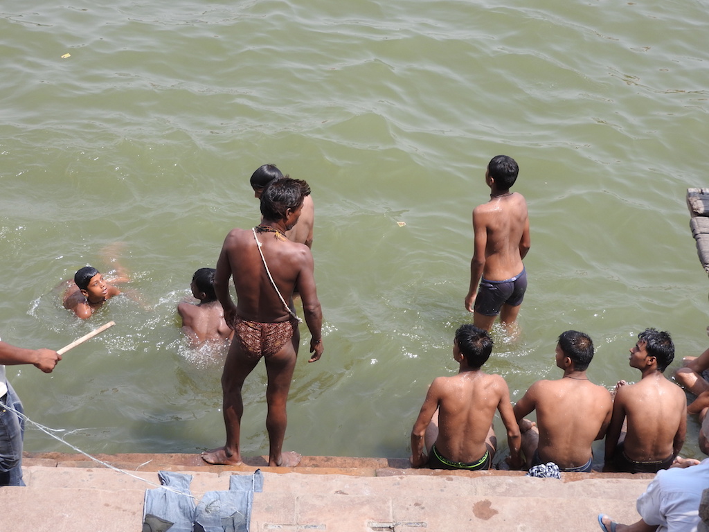 Beste vrienden in Varanasi