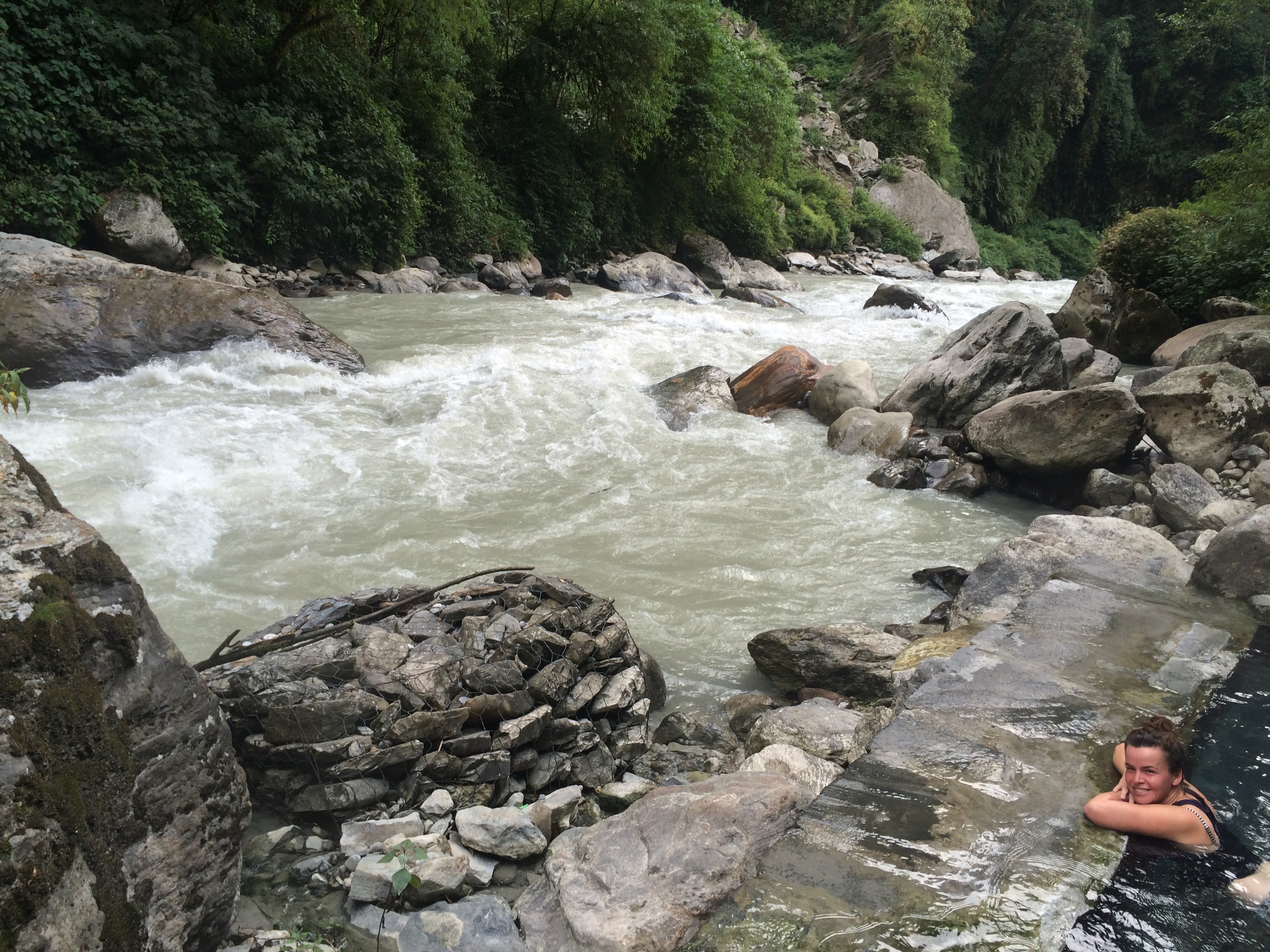 Ontspannen in de Hot Spring