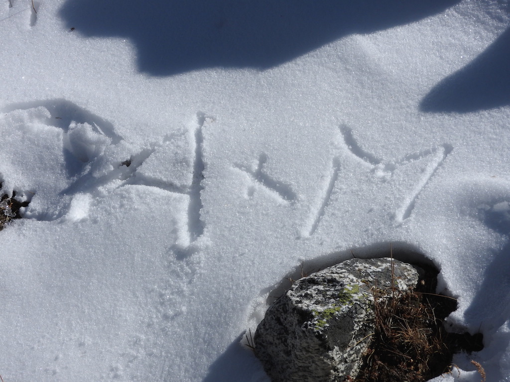 Romantiek in de sneeuw