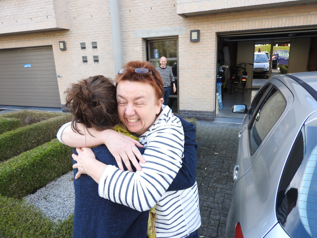 Hereniging in België met de mama van Ann