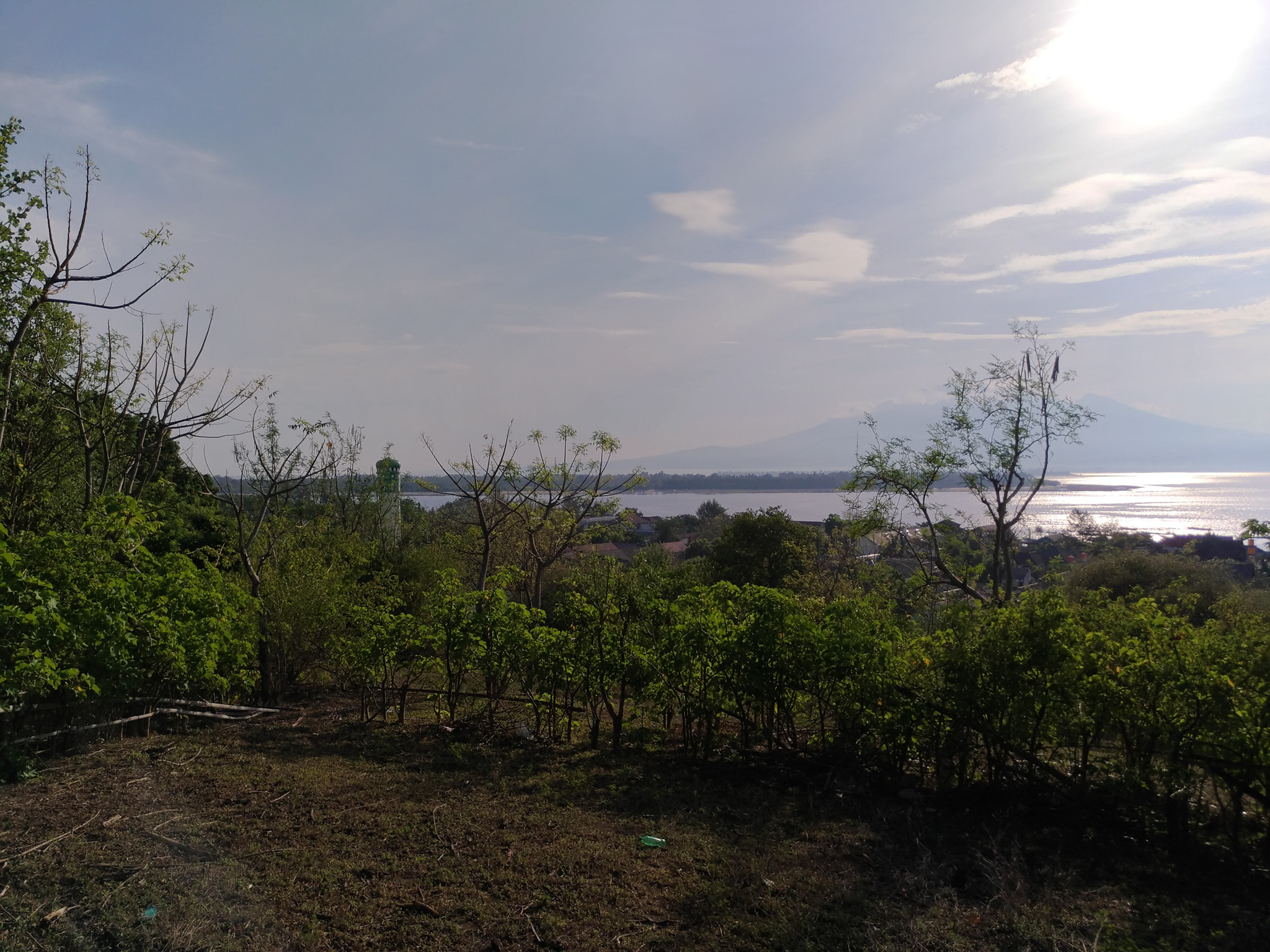 Hill top meditation view