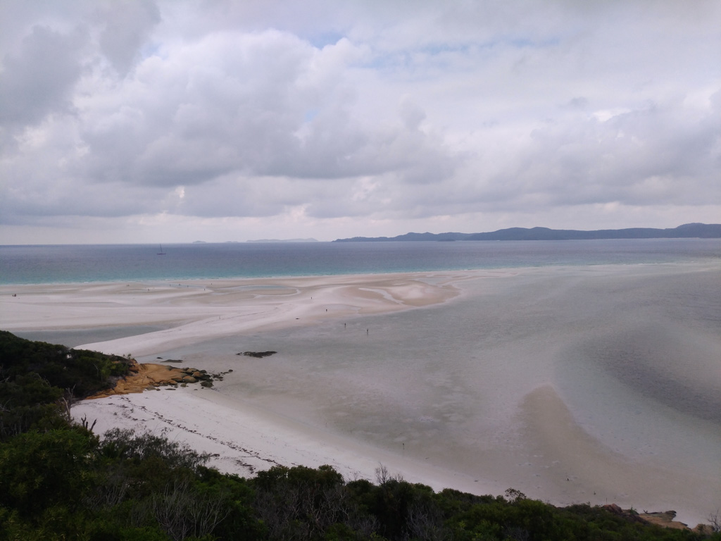 Swirlings sands in Whitsunday National Park