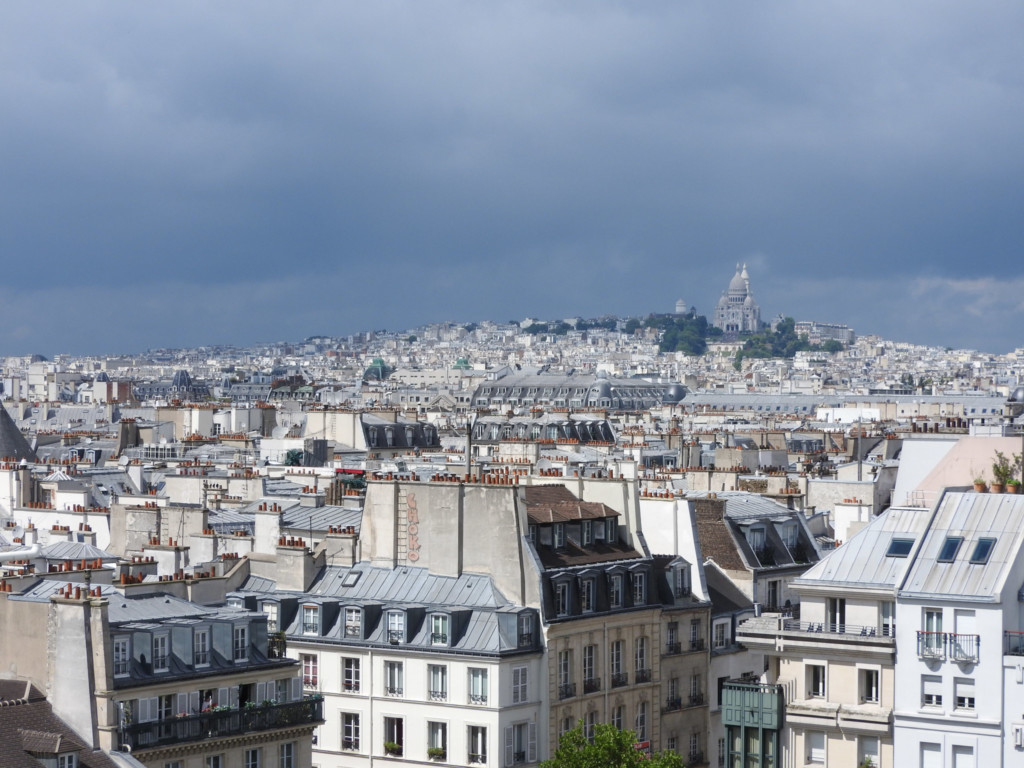 Zicht op Montmartre in Parijs