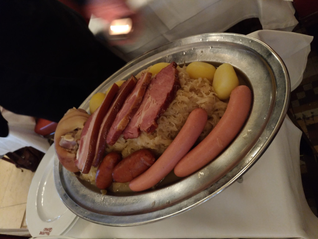 Een Choucroute Alsacienne