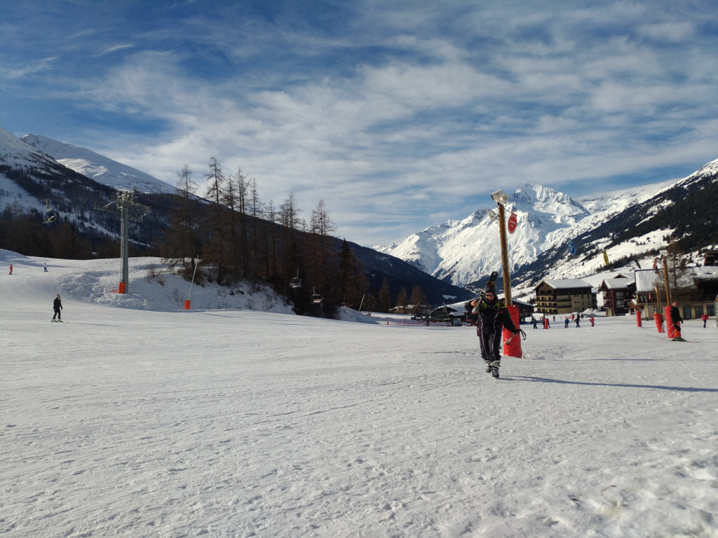 Op naar de skilift