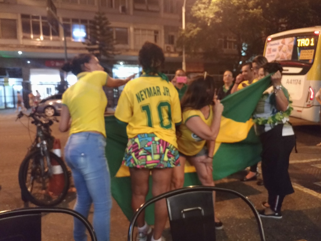 Ook de Brazilianen feesten door