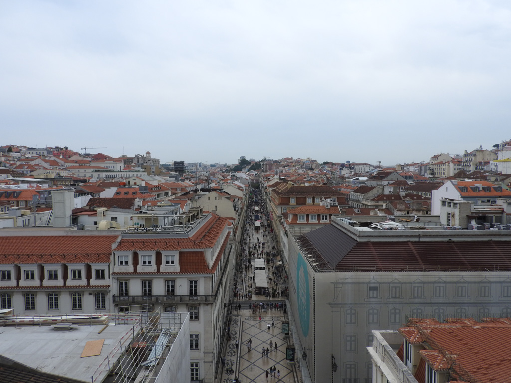 Uitzicht vanaf Arco da Rua Augusta