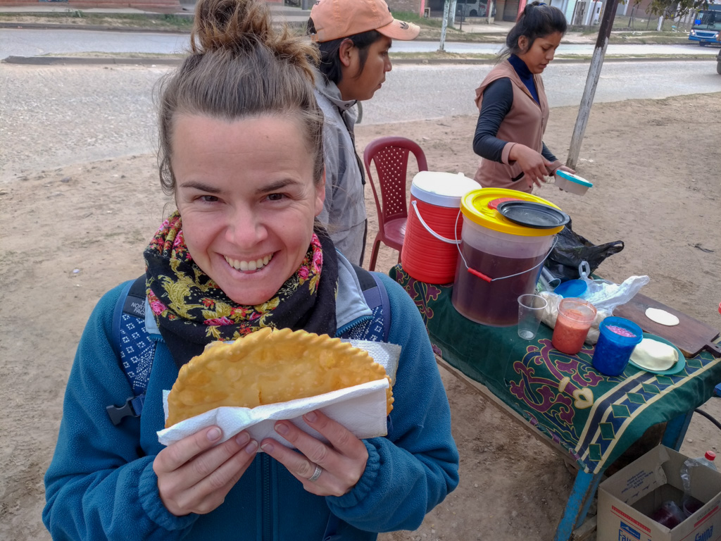 Eerste ontbijt in Argentinië