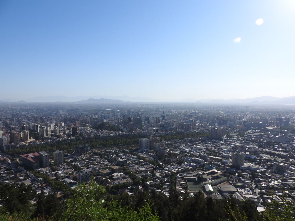 Uitzicht vanaf Cerro San Cristóbal