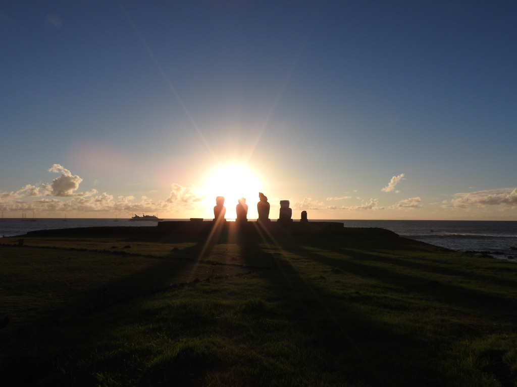 Sunset @ Ahu Tahai