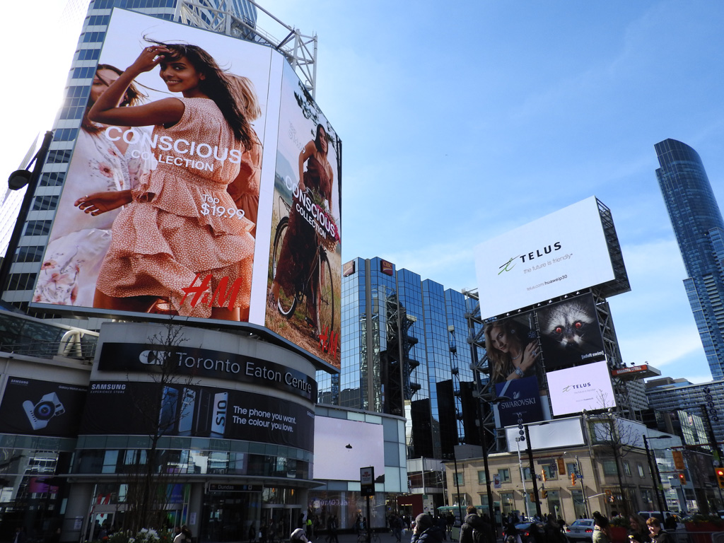 Yonge & Dundas Square in Toronto