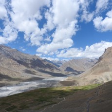 Landschap Spiti Rivier