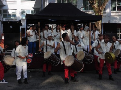 Dansen op het Urban Street Art Festival in Kampong Glam