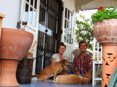 Spelen met Jackie en Bolo in Chiang Mai