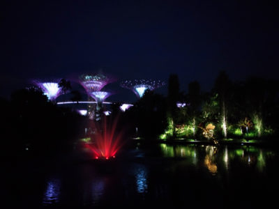 Lichtshow 'Evening in the theatre" in Gardens by the Bay