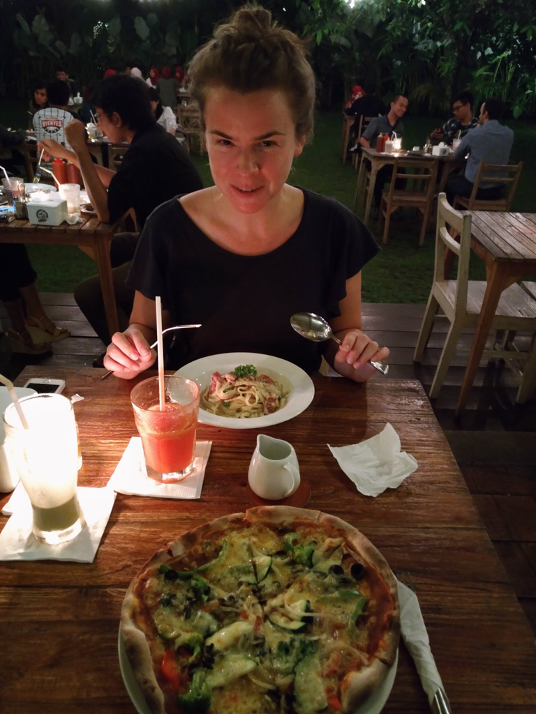 Pizza en pasta in Yogjakarta