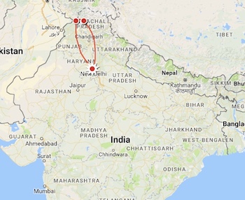 Route door India 3