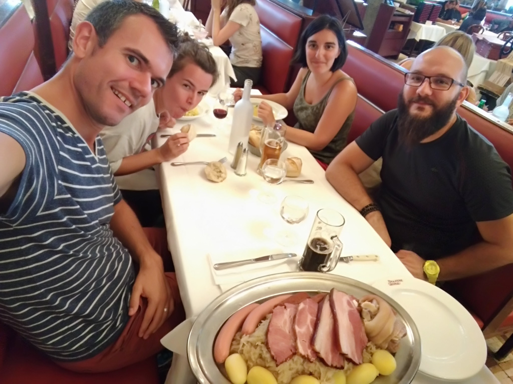 Dinner in Lyon met vrienden
