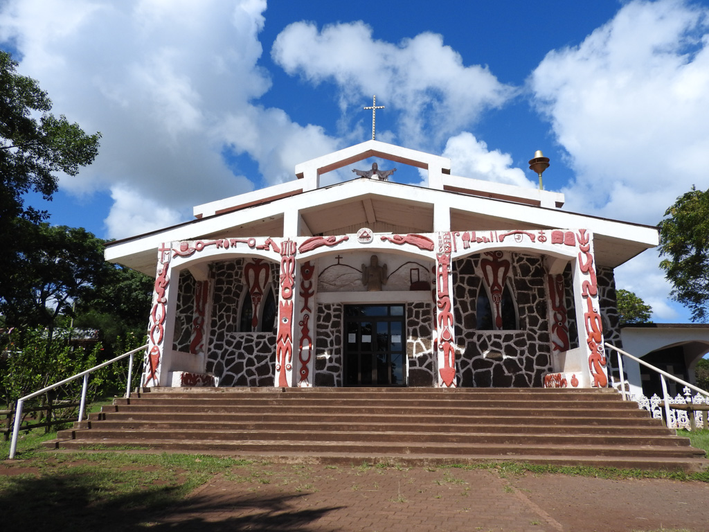 De kerk in Hanga Roa